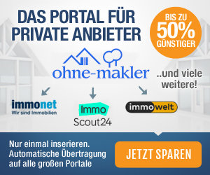 Nur ein Mal inserieren, auf allen Immobilienportalen veröffentlichen